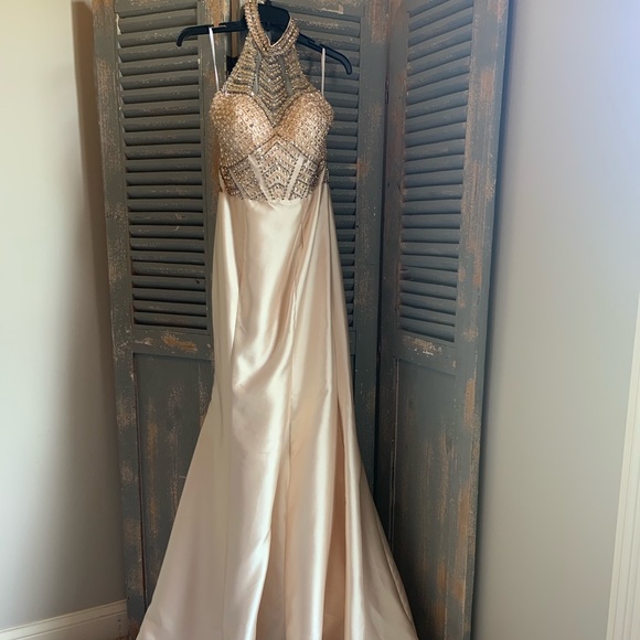 Champagne Prom Dress - Picture 5 of 6